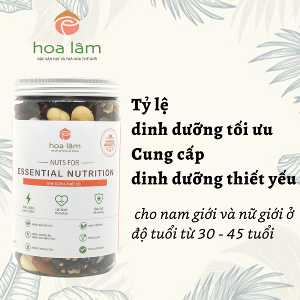 Nuts for Essential Nutrition - Hạt Dinh Dưỡng Hoa Lâm - Công Ty CP Hạt Hoa Lâm